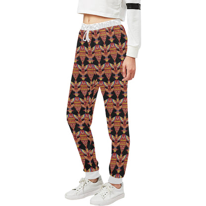Totem Pole Print Unisex Sweatpants