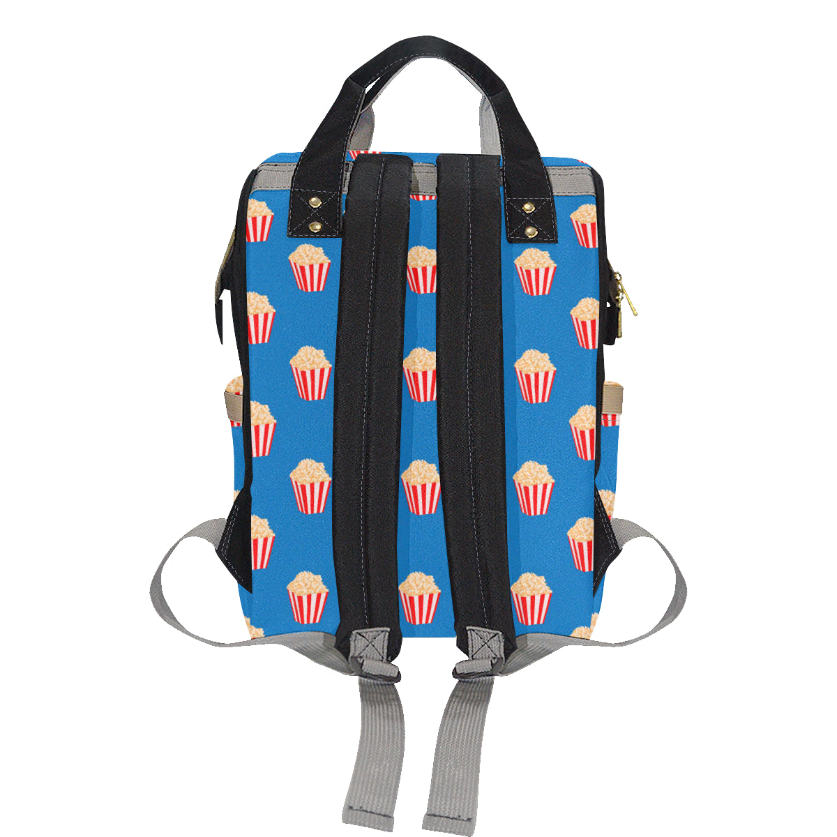 Popcorn Pattern Print Design A04 Diaper Bag Backpack