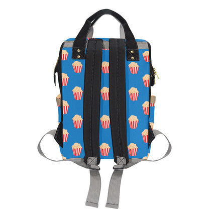 Popcorn Pattern Print Design A04 Diaper Bag Backpack