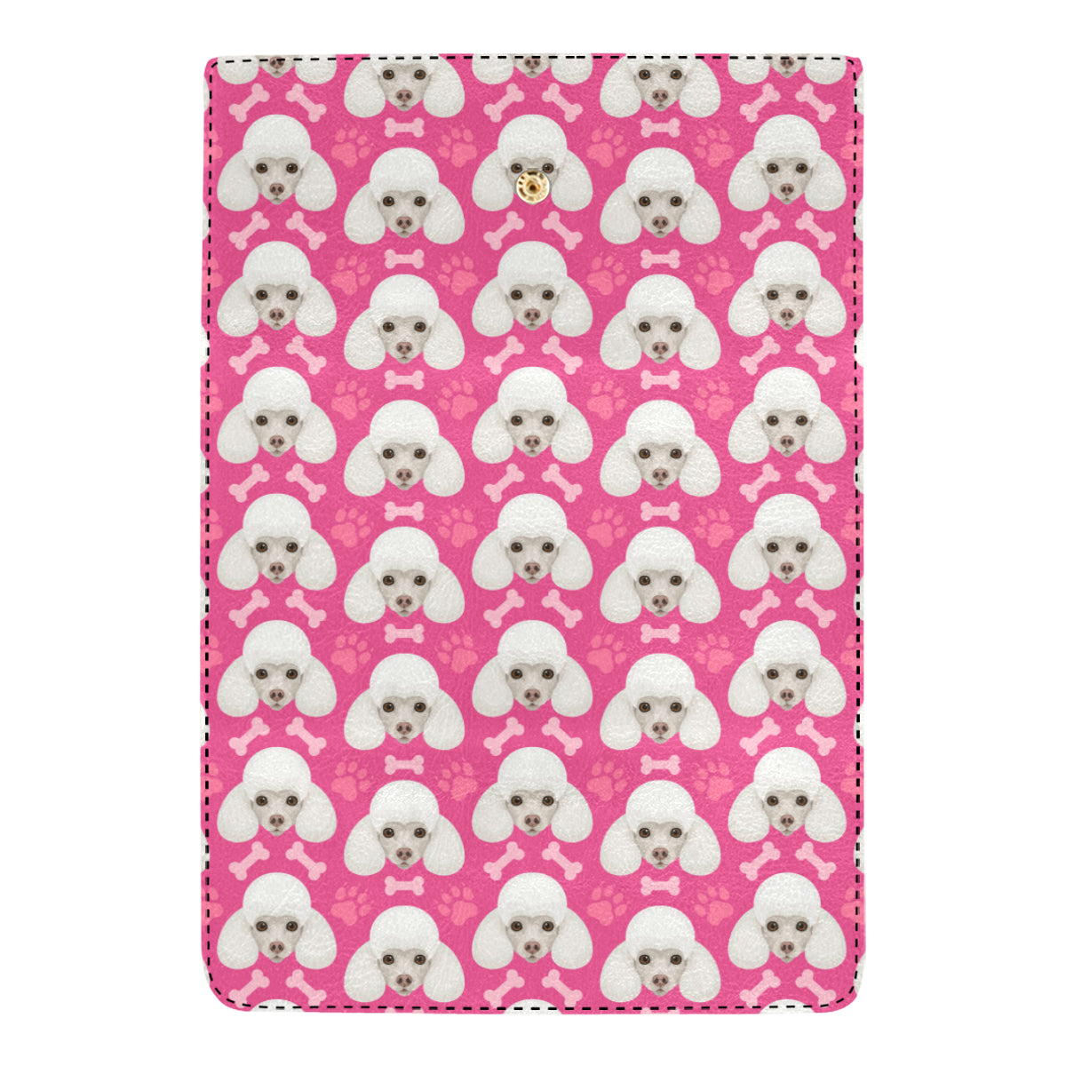 Poodle Pattern Print Design A04 Women's Trifold Wallet