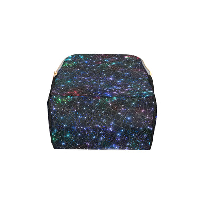 Cosmic Pattern Print Design 01 Diaper Bag Backpack