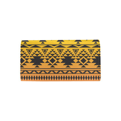 Rastafarian Pattern Print Design A04 Women's Trifold Wallet