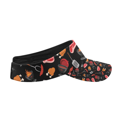 Barbecue Pattern Print Design 04 Unisex Sun Visor