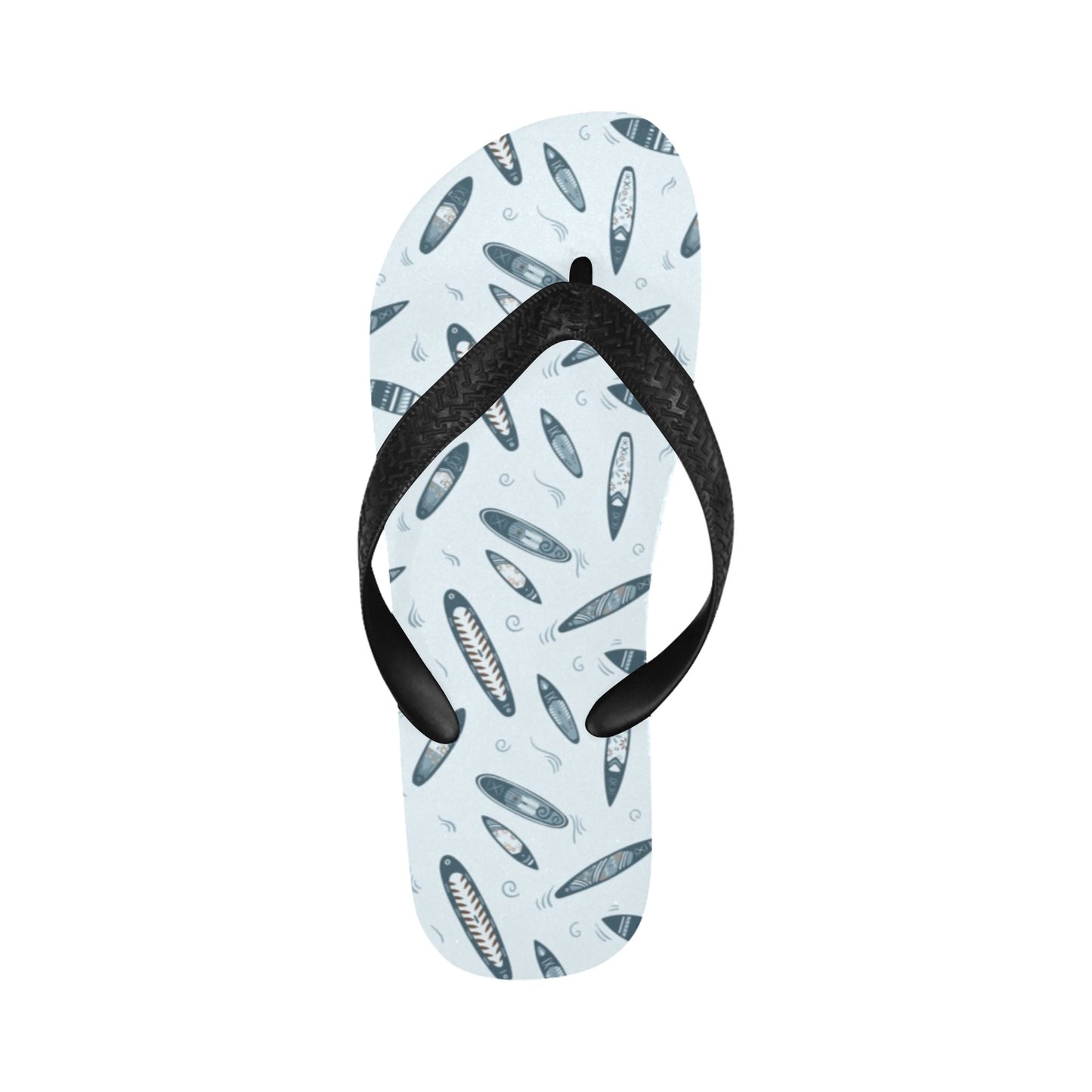 Surfboard Print Design LKS306 Flip Flops