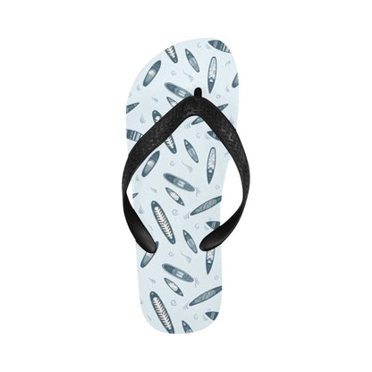 Surfboard Print Design LKS306 Flip Flops