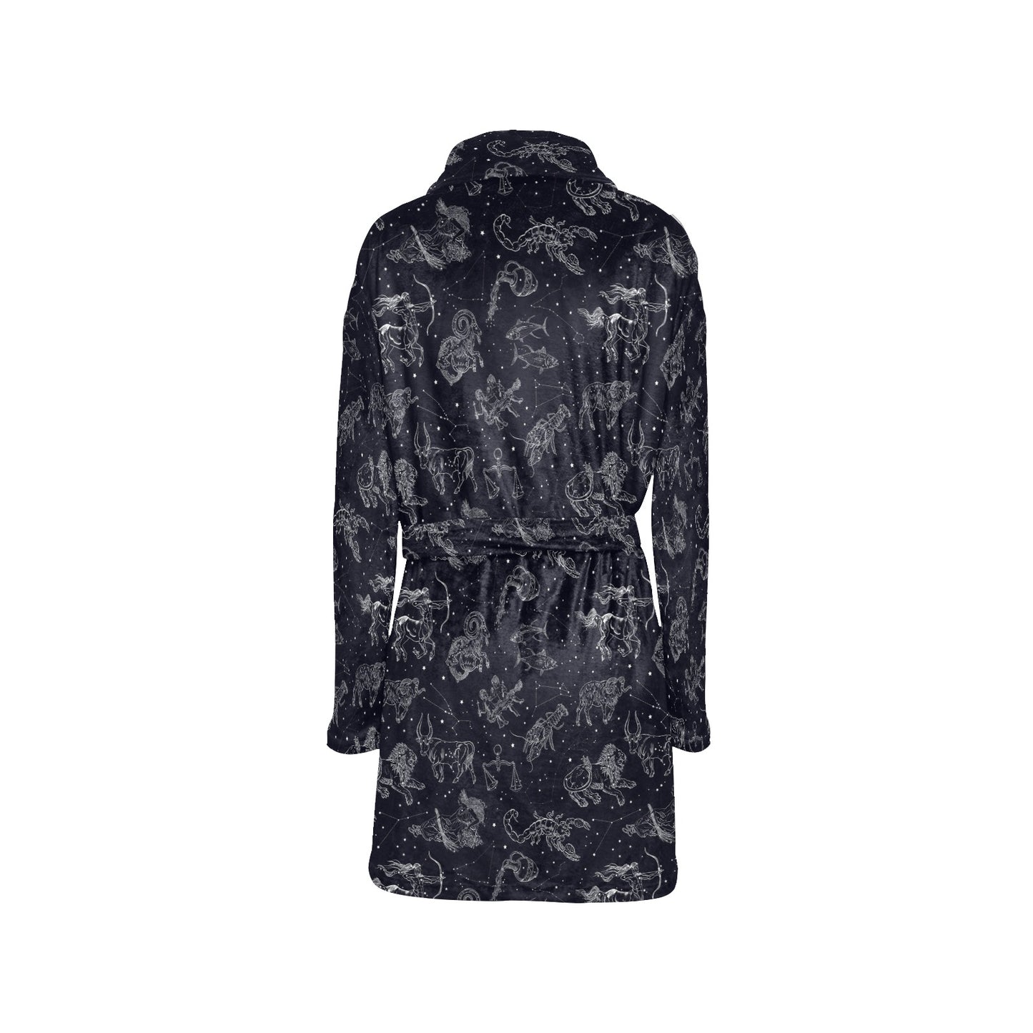 Zodiac Print Design LKS304 Women's Fleece Robe
