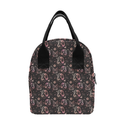 Third Eye Girl Cat Print Design LKS305 Insulated Lunch Bag