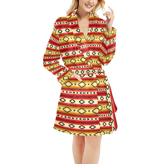 Serape Themed Women's Fleece Robe