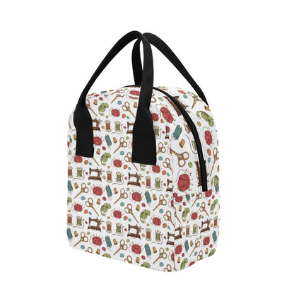 Sewing Equipment Print Design LKS304 Insulated Lunch Bag
