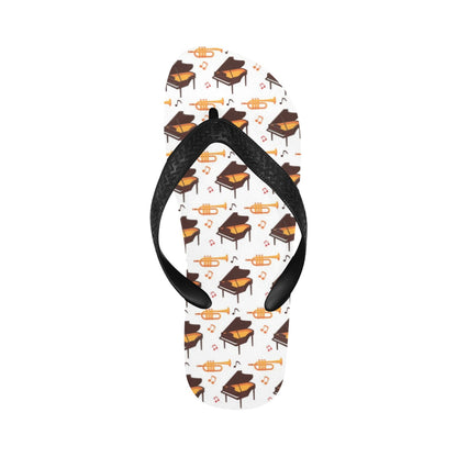 Piano Print Design LKS406 Flip Flops