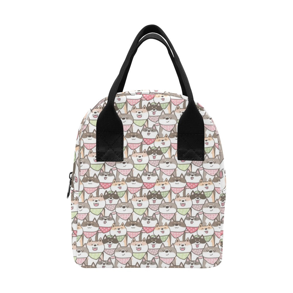 Shiba Inu Print Design LKS305 Insulated Lunch Bag