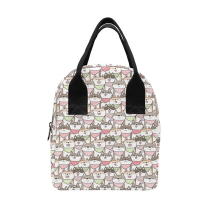 Shiba Inu Print Design LKS305 Insulated Lunch Bag