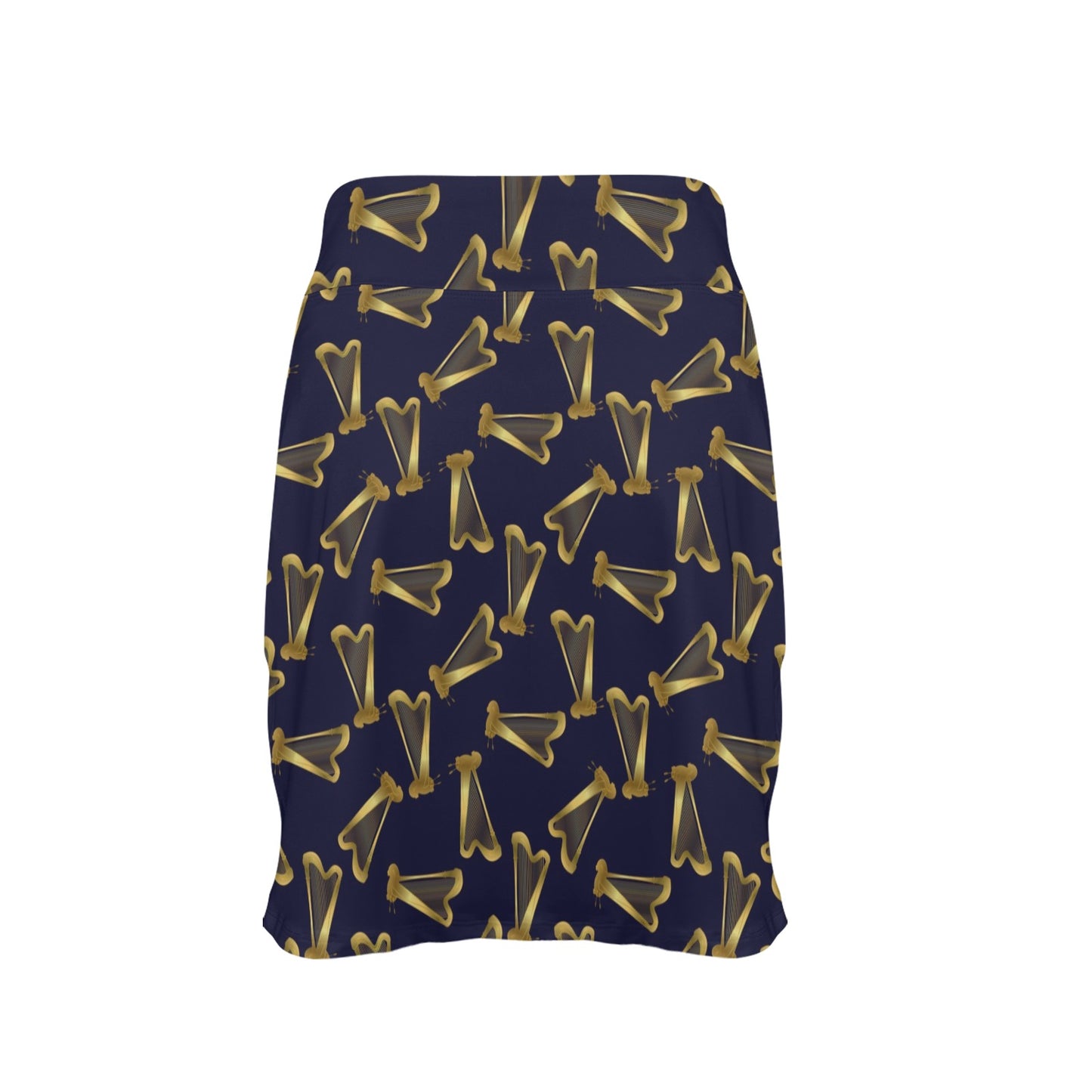 Harp Print Design LKS401 17" Golf & Pickleball Skort with Pockets