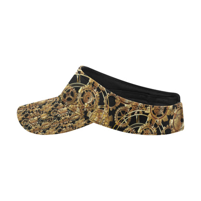 Steampunk Gear Design Themed Print Unisex Sun Visor