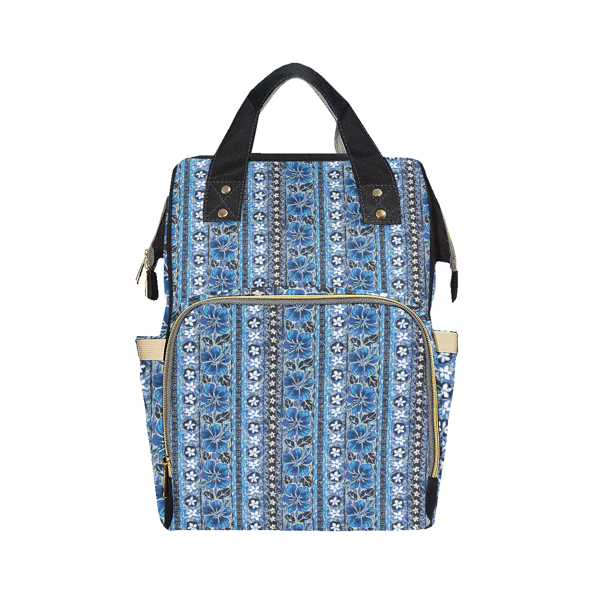 Hawaiian Themed Pattern Print Design H012 Diaper Bag Backpack