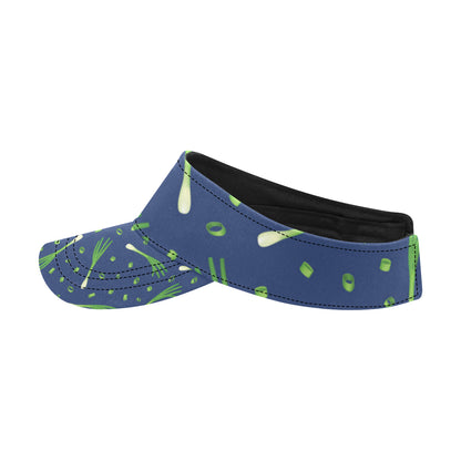 Leek Pattern Print Design 02 Unisex Sun Visor