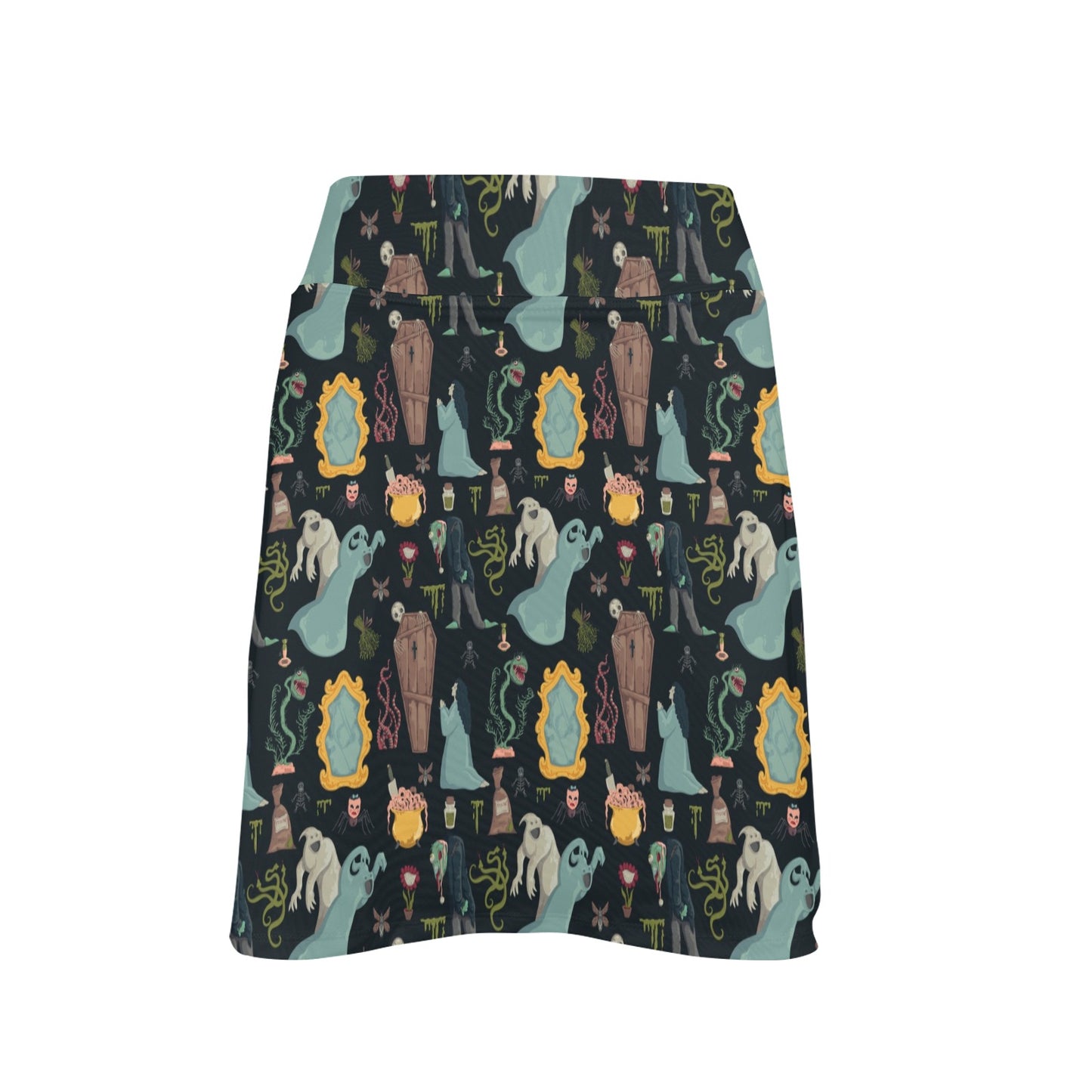 Creepy Print Design LKS303 17" Golf & Pickleball Skort with Pockets