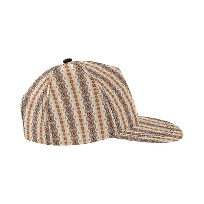 Native Classic Pattern Print Snapback Cap