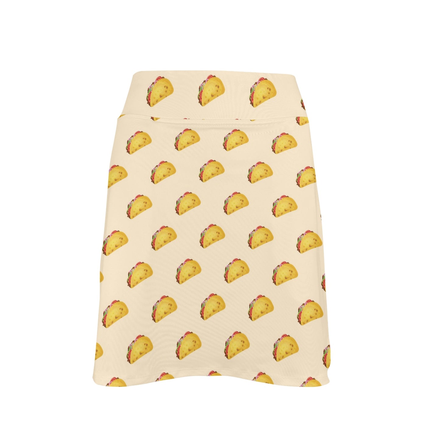 Taco Print Design LKS302 17" Golf & Pickleball Skort with Pockets