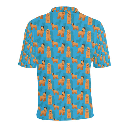 Briards Pattern Print Design 01 Men Polo Shirt