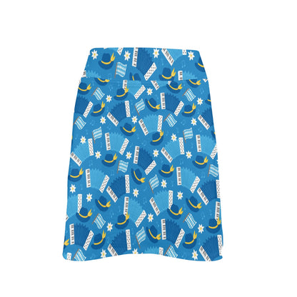 Accordion Print Design LKS401 17" Golf & Pickleball Skort with Pockets