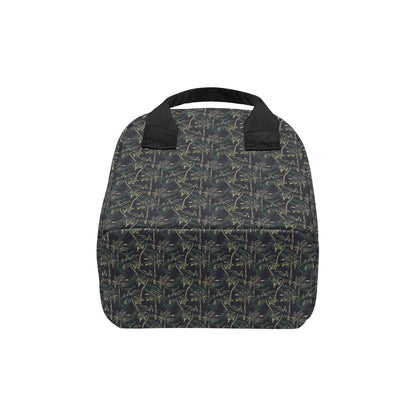Palm Tree Background Design Print Insulated Lunch Bag