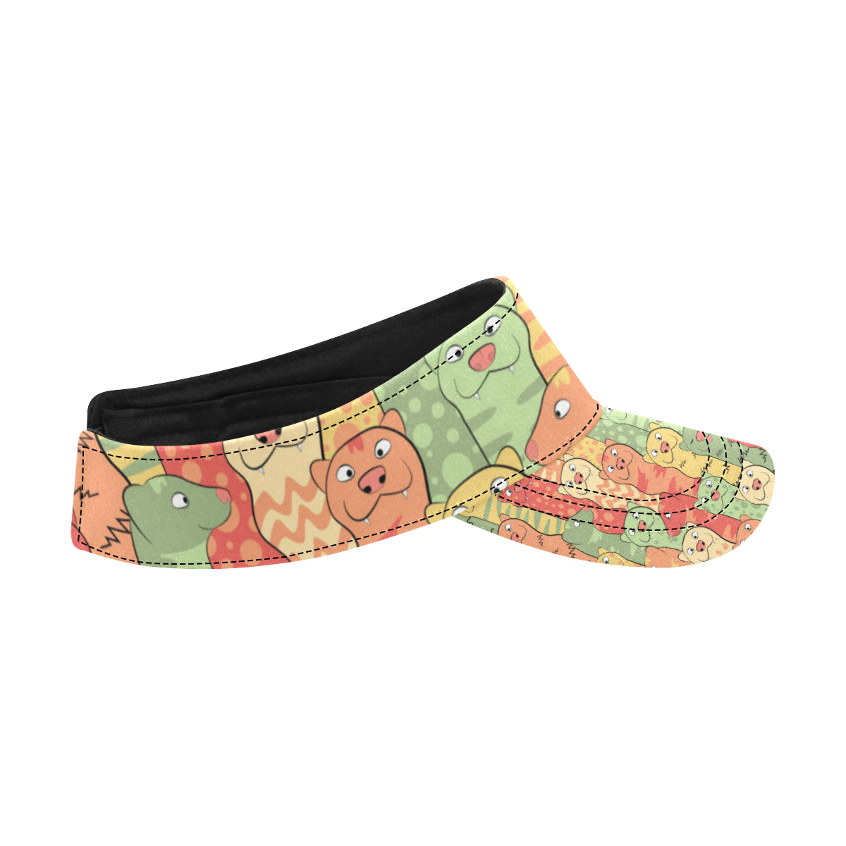 Ferret Pattern Print Design 01 Unisex Sun Visor