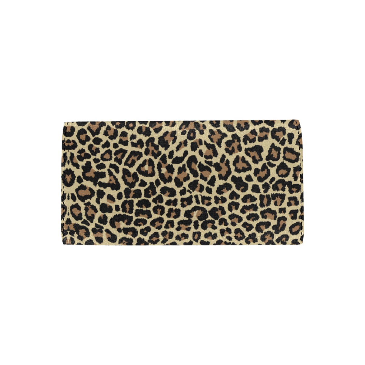 Cheetah Pattern Print Design 02 Women's Trifold Wallet