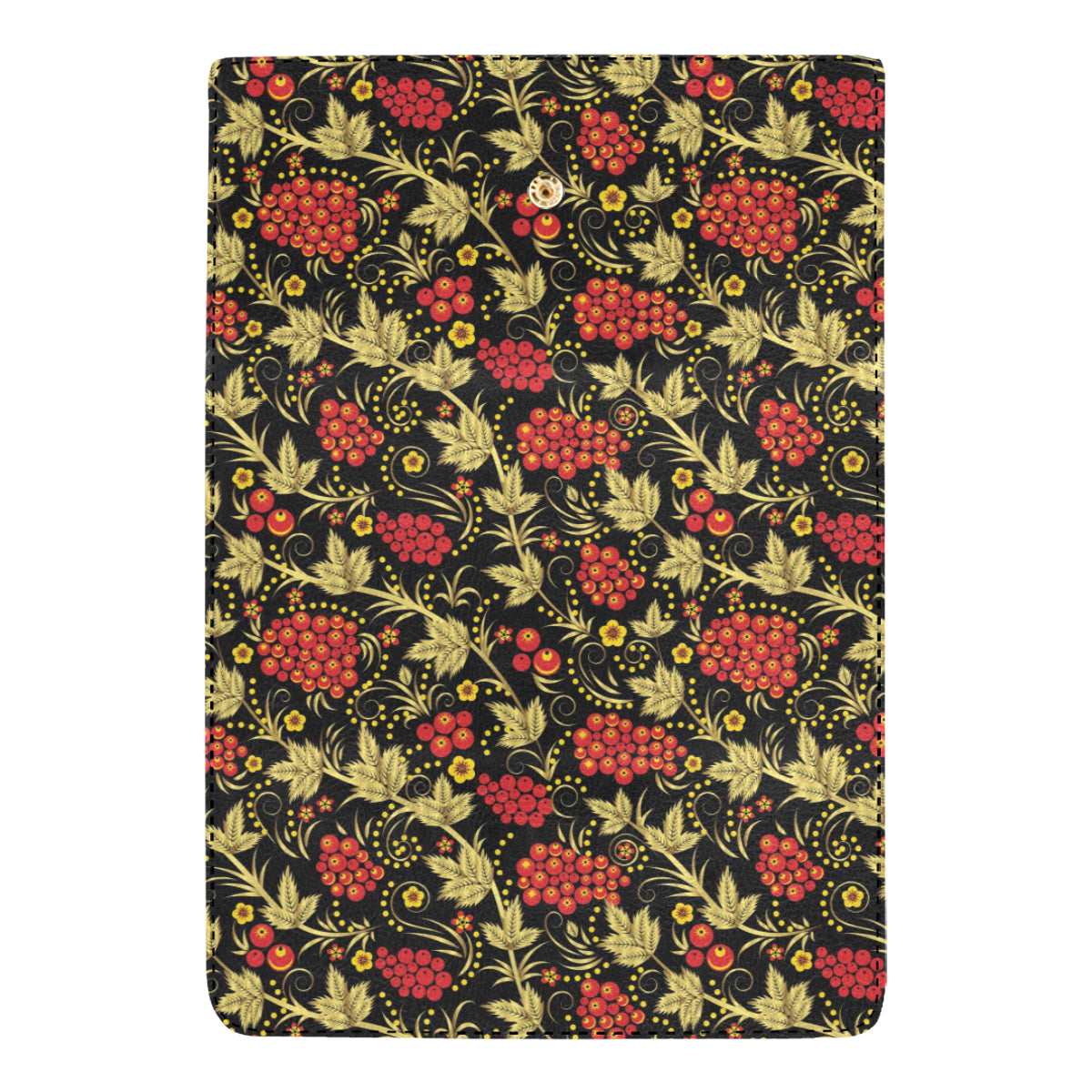 Cranberry Pattern Print Design CB02 Women's Trifold Wallet