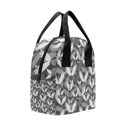 Angel Wings Pattern Design Themed Print Insulated Lunch Bag