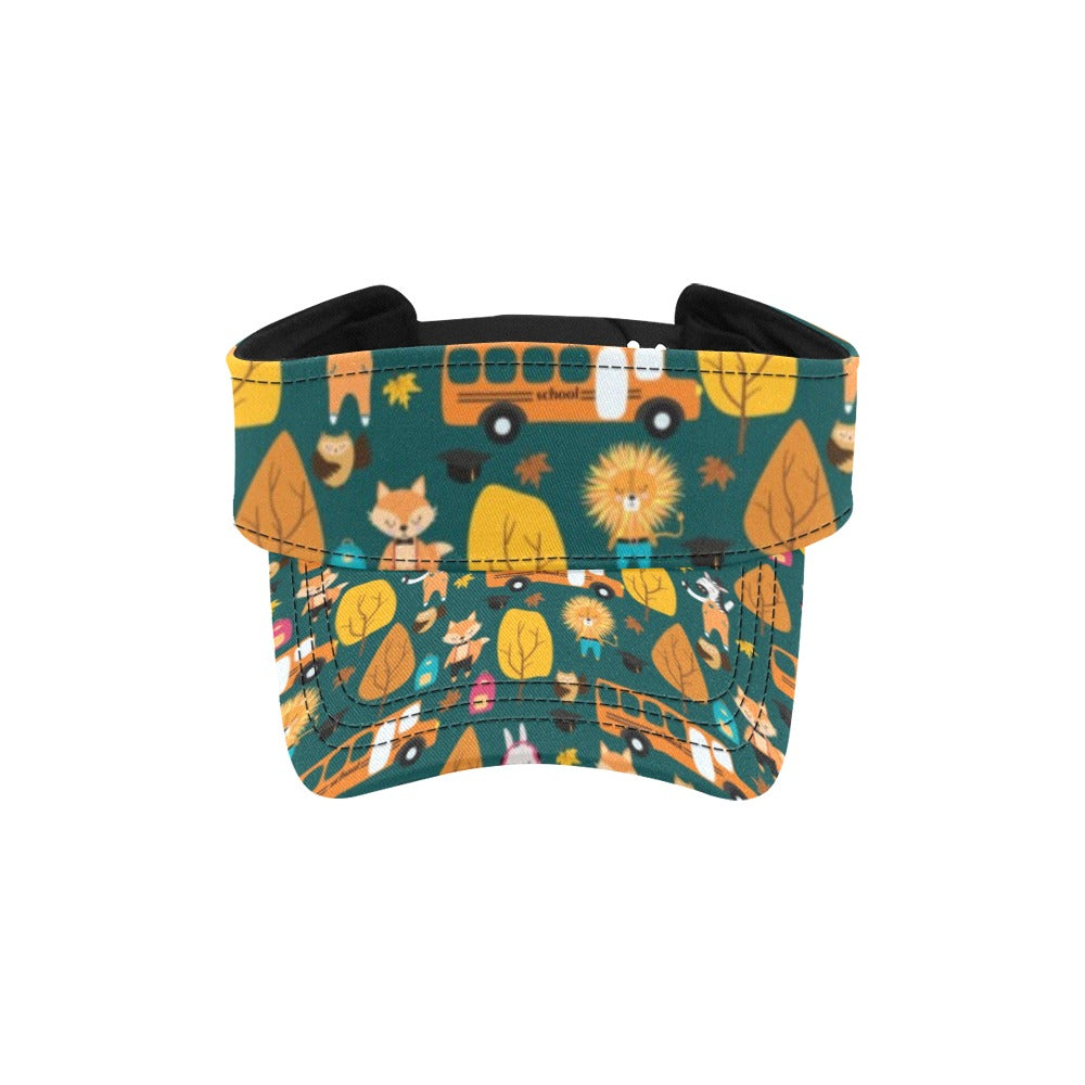 School Bus Print Design LKS309 Unisex Sun Visor