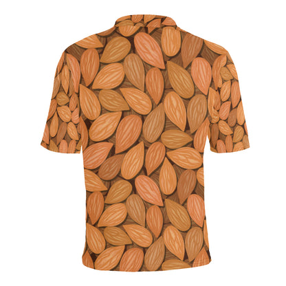 Almond Pattern Print Design 01 Men Polo Shirt