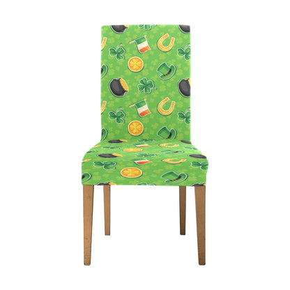 Shamrock Saint Patrick's Day Print Design LKS302 Dining Chair Slipcover