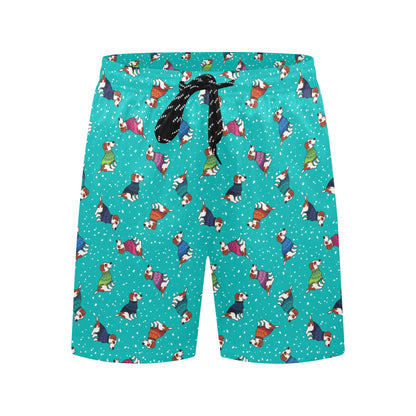 Russell Terriers Print Design LKS309 Men's Swim Trunks Beach Shorts