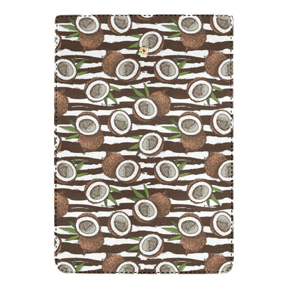Coconut Pattern Print Design CN04 Women's Trifold Wallet