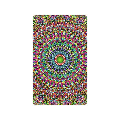 Bohemian Colorful Style Print Rubber Doormat