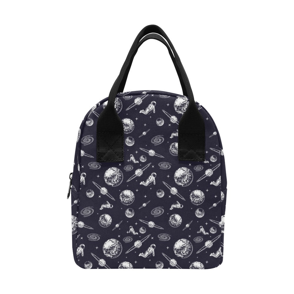 Space Astronaut Print Design LKS302 Insulated Lunch Bag