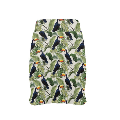 Toucan Print Design LKS308 17" Golf & Pickleball Skort with Pockets