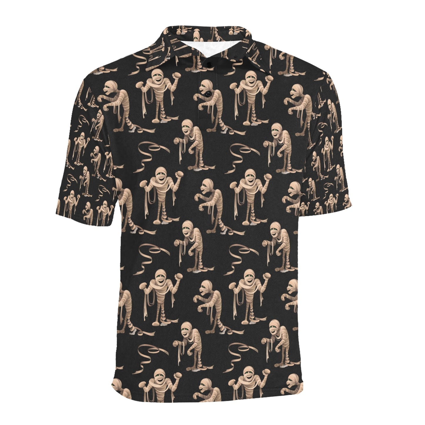 Mummy Print Design LKS302 Men Polo Shirt