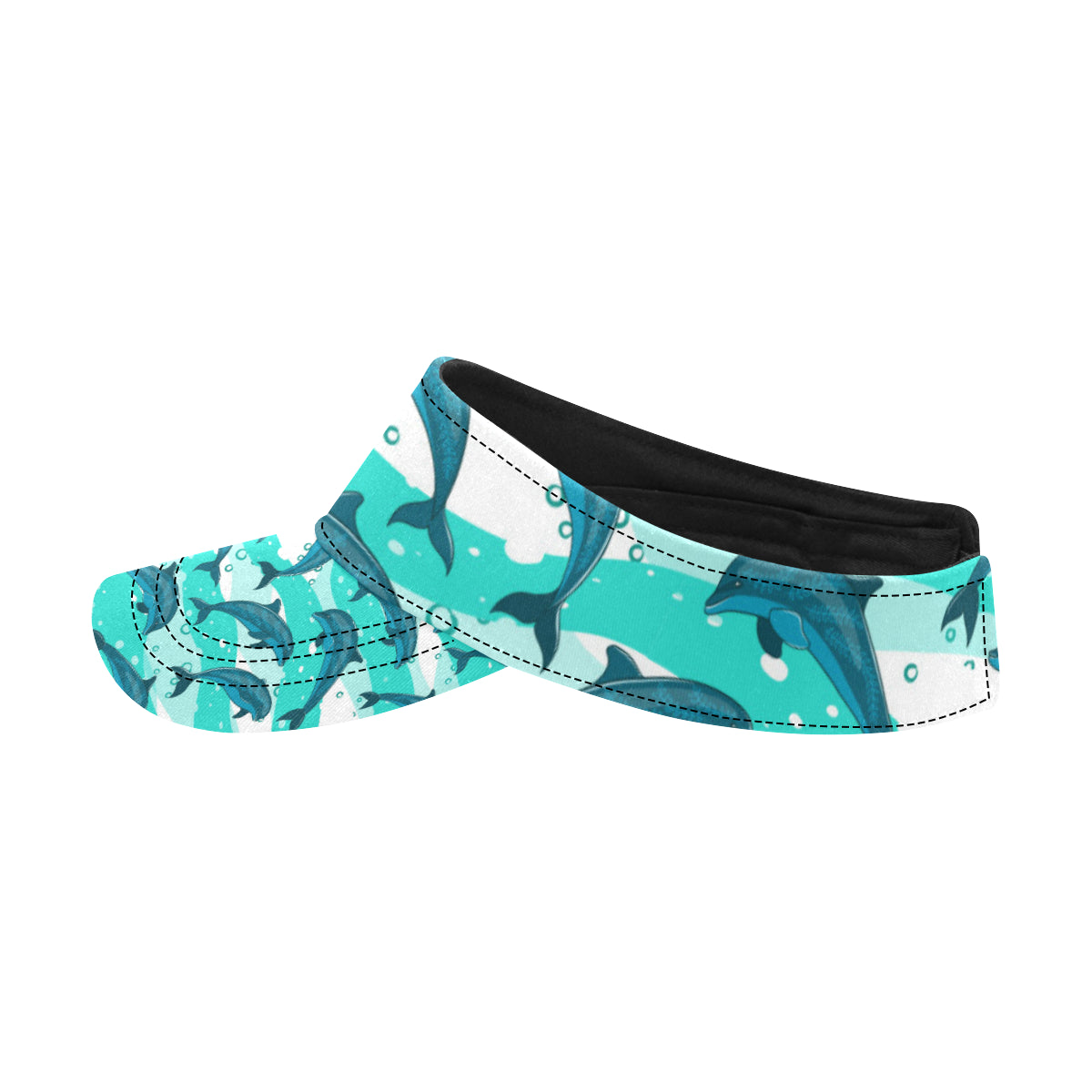 Dolphin Design Print Pattern Unisex Sun Visor