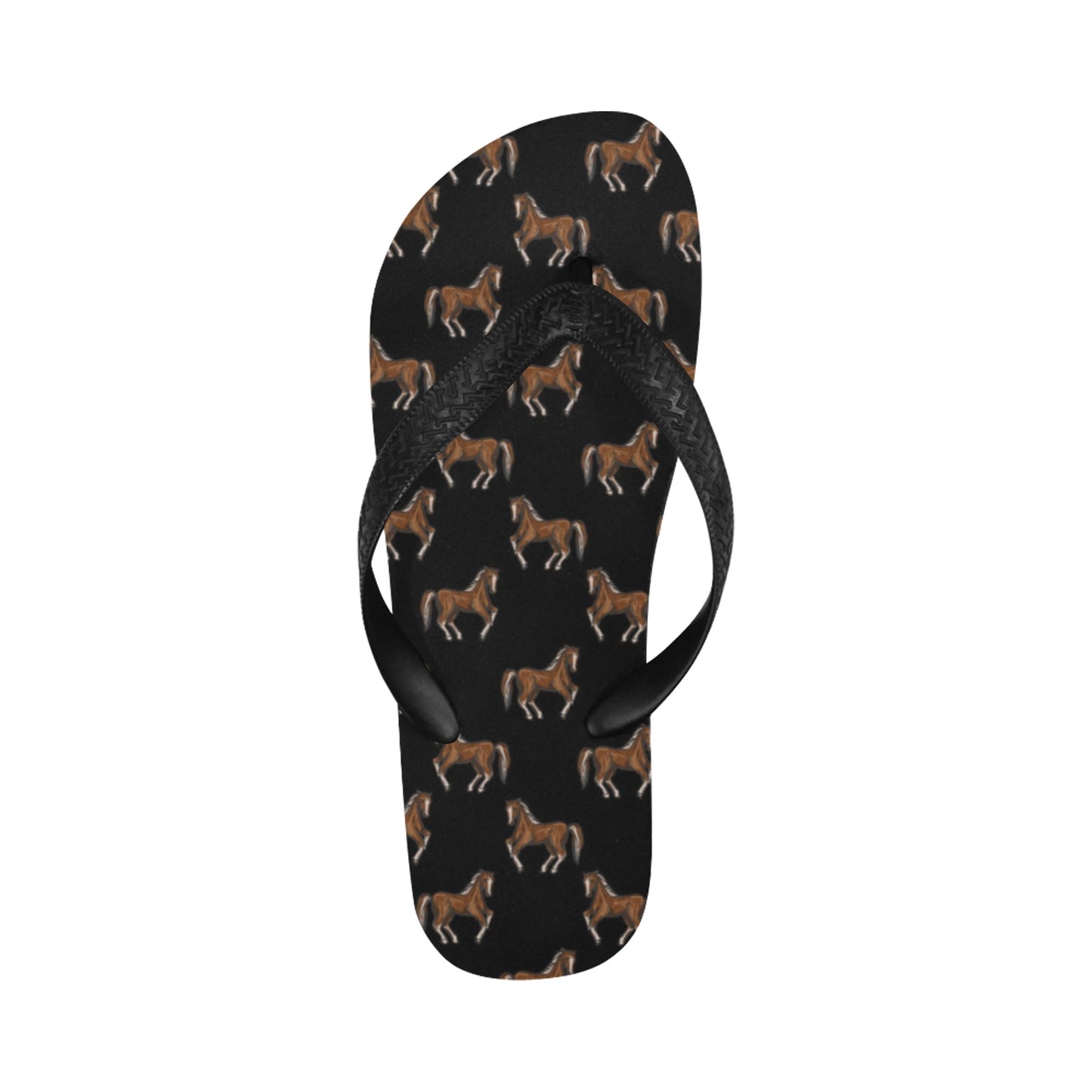 Horse Print Design LKS3010 Flip Flops