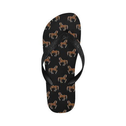 Horse Print Design LKS3010 Flip Flops