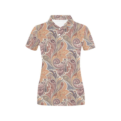 Boho Pattern Print Design 03 Women's Polo Shirt