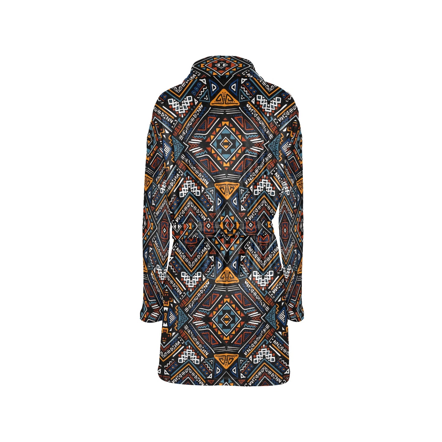 African Kente Print v2 Women's Fleece Robe