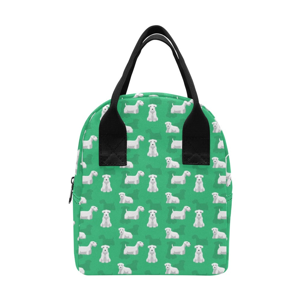 Sealyham Terriers Print Design LKS301 Insulated Lunch Bag