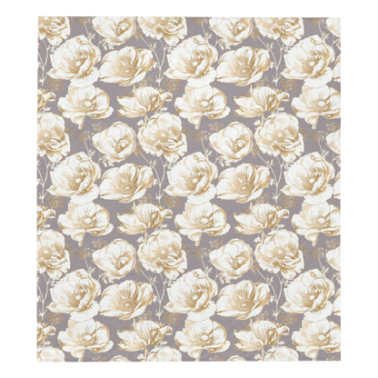 Anemone Pattern Print Design AM05 Premium Quilt