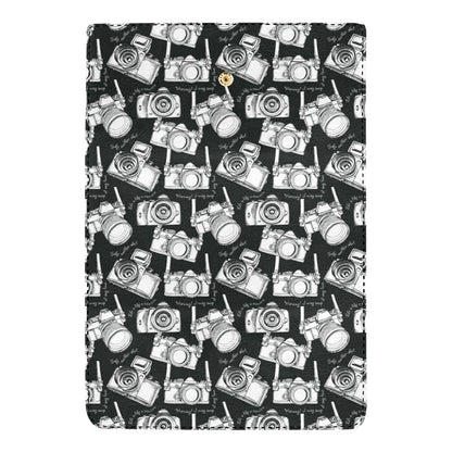 Camera Pattern Print Design 01 Women's Trifold Wallet