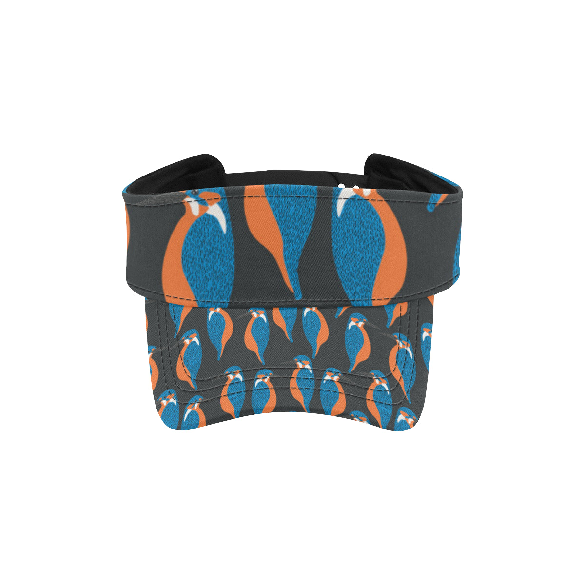 Kingfisher Pattern Print Design 03 Unisex Sun Visor