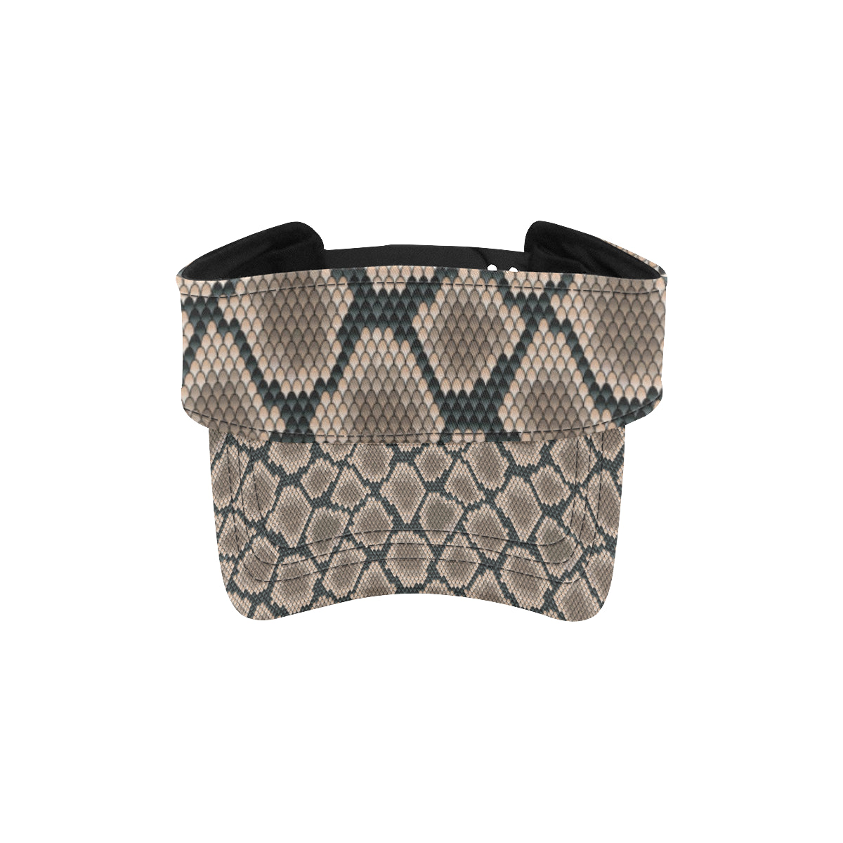 Snake Skin Design Print Unisex Sun Visor