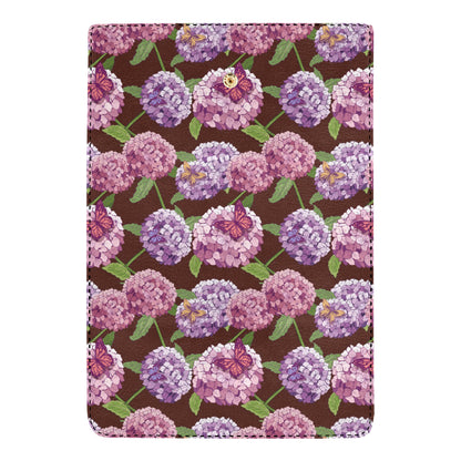 Hydrangea Pattern Print Design HD08 Women's Trifold Wallet